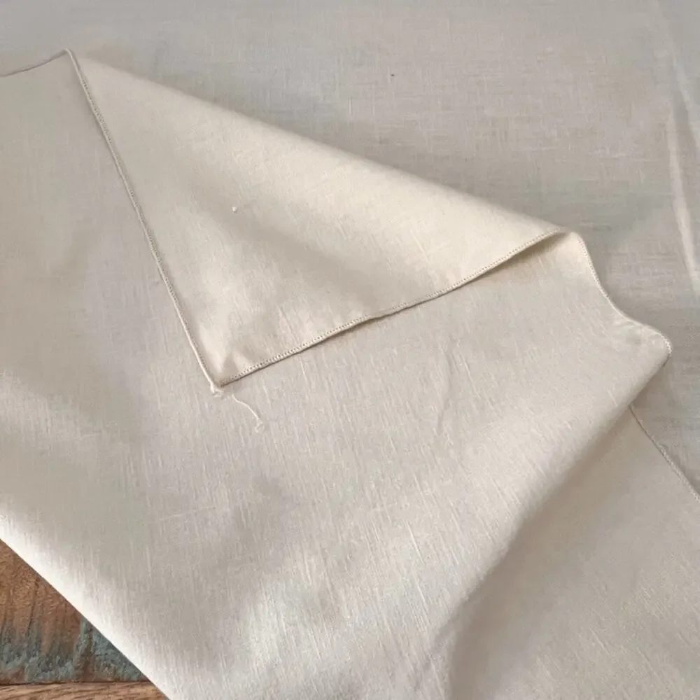 Unbranded Cream Color Cotton Tablecloth 97